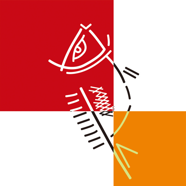抽象魚素材