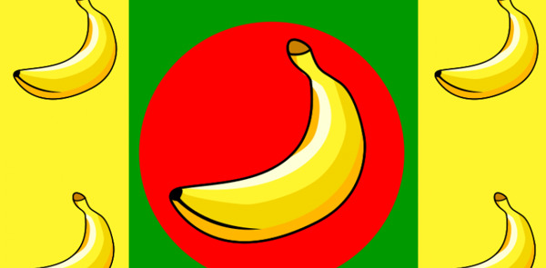 香蕉共和国国旗矢量图像