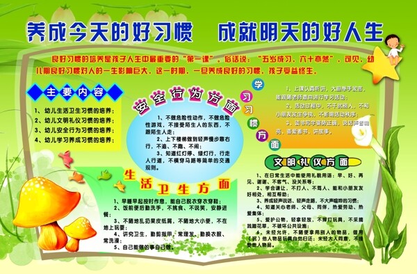 幼兒園展板圖片