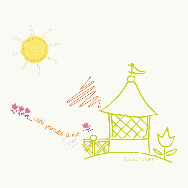 印花矢量圖T恤圖案圖文結(jié)合可愛卡通卡通形象免費素材