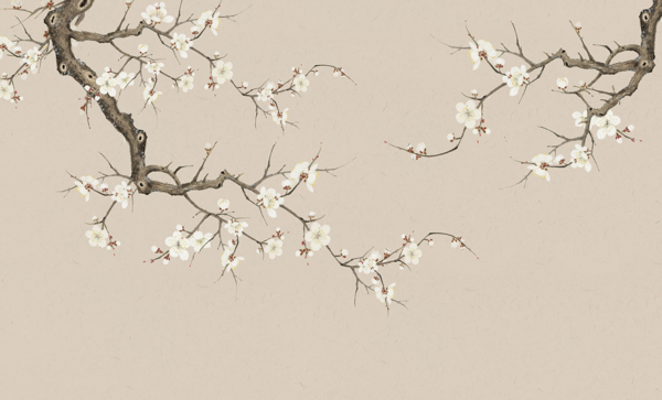 高清手绘中式工笔花鸟装饰画画