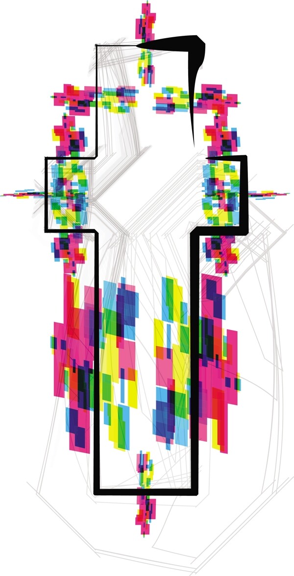 插圖插畫矢量字體的字母T
