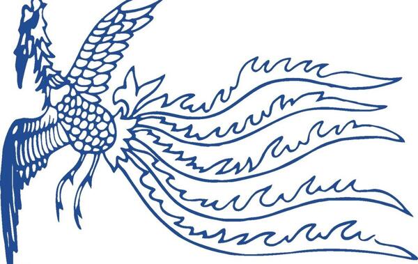 青花瓷圖案鳳紋