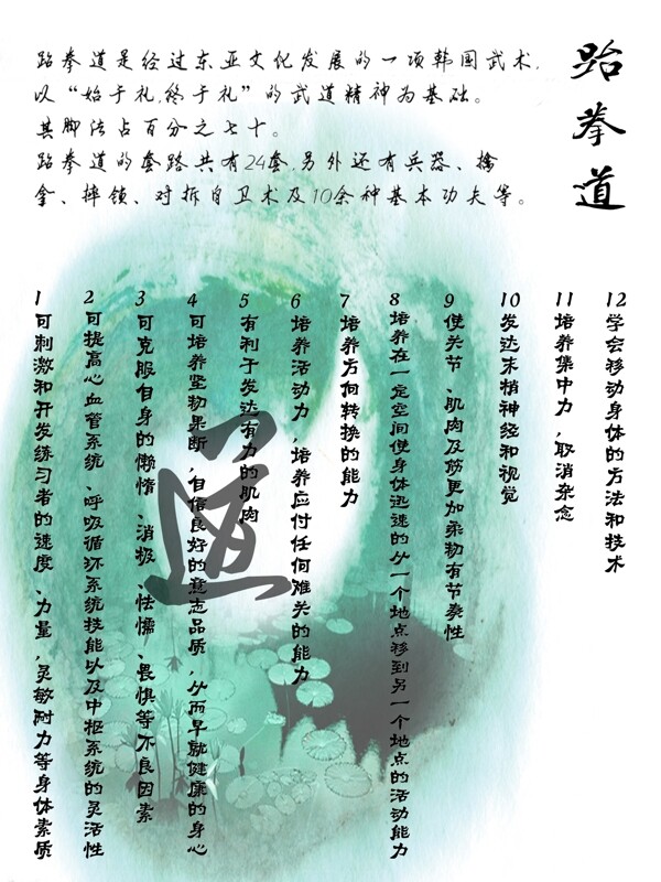跆拳道介紹圖片