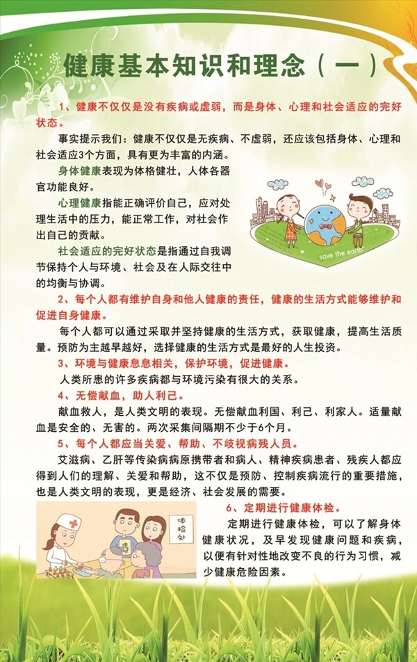 健康基本知識理念