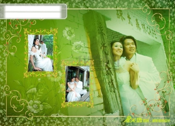 2009婚紗照psd模板下載