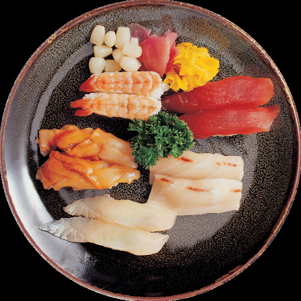 精美生鲜日式料理美食装饰元素