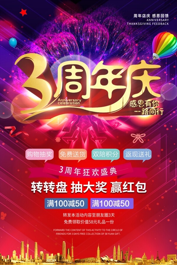 周年慶海報
