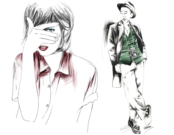 位圖插畫(huà)時(shí)尚插畫(huà)人物插畫(huà)時(shí)尚插畫(huà)免費(fèi)素材