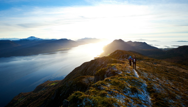 挪威徒步旅行风景