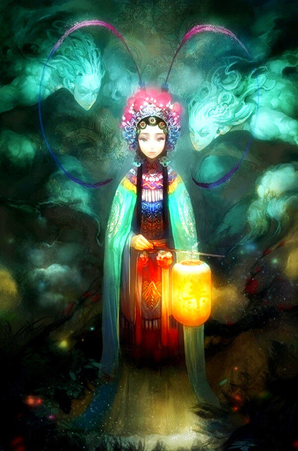 位圖插畫時尚插畫人物插畫藝術(shù)效果免費素材