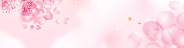 唯美花朵淘寶廣告banner
