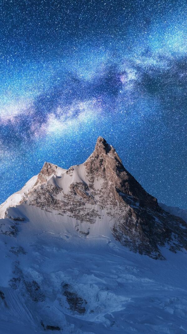 雪山与星辰