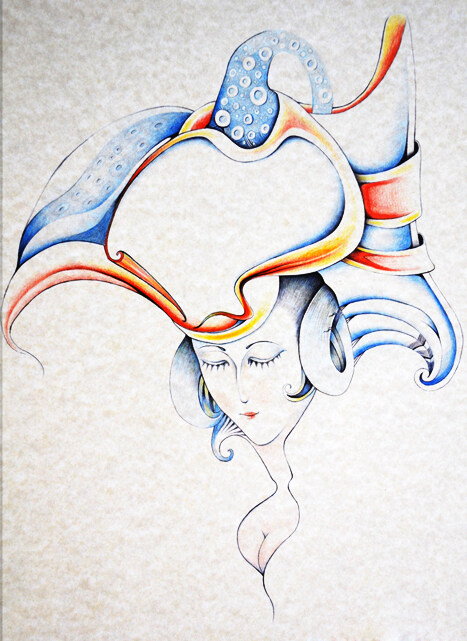 位圖插畫時(shí)尚插畫藝術(shù)效果手繪免費(fèi)素材