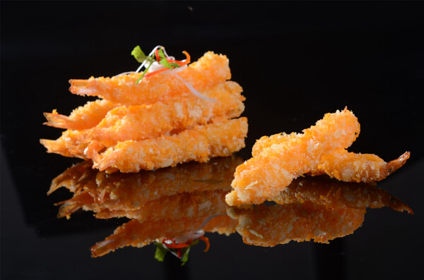 黄金芙蓉虾图片