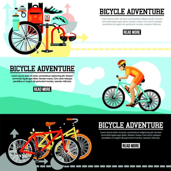 自行车运动漫画图片
