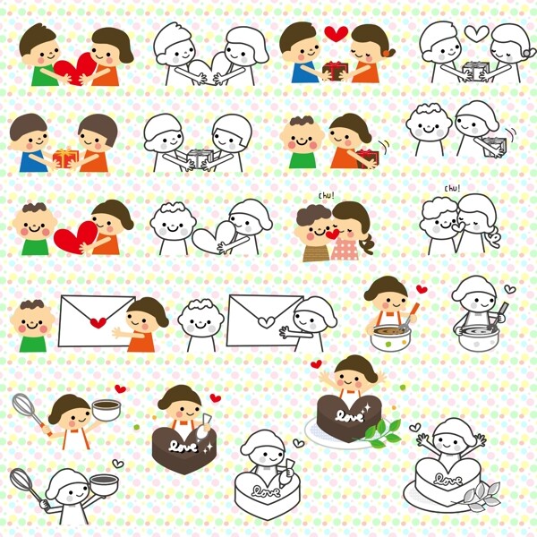 兒童情人節(jié)圖片