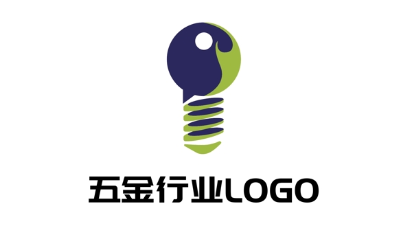 五金店金属机械设备行业LOGO原创设计