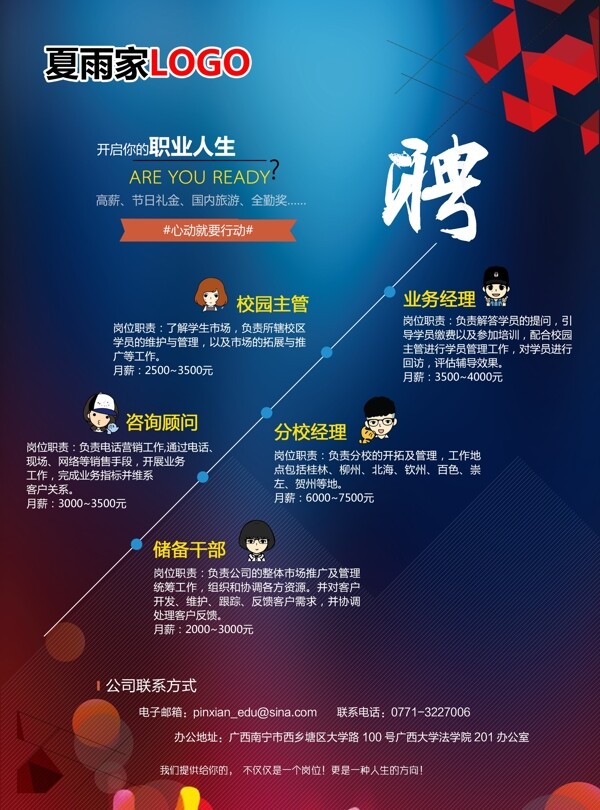 企業(yè)招聘PSD素材