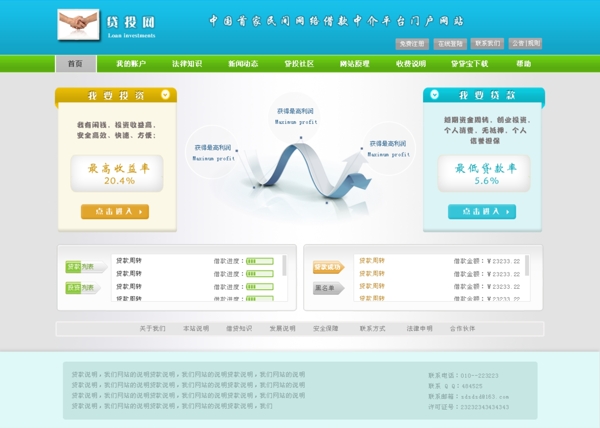 貸款投資的網(wǎng)站首頁