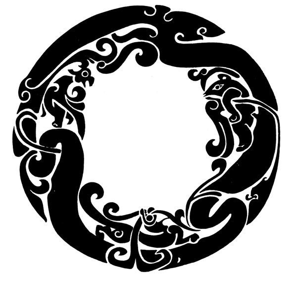 龍青銅紋飾傳統(tǒng)圖案0023