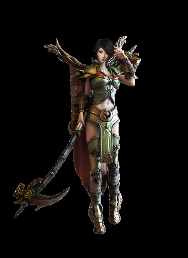 戰(zhàn)士女圖片