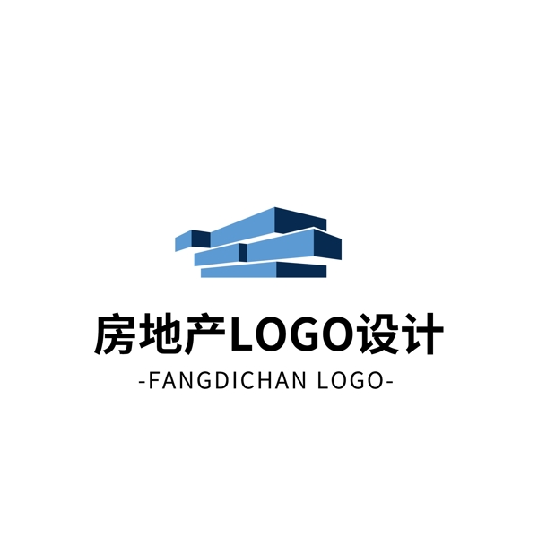 简约大气创意房地产logo标志设计