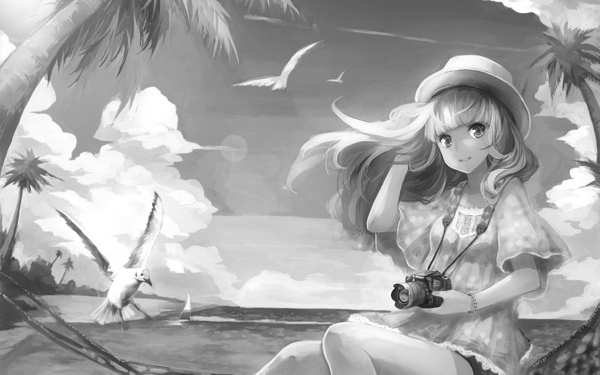 帽子少女