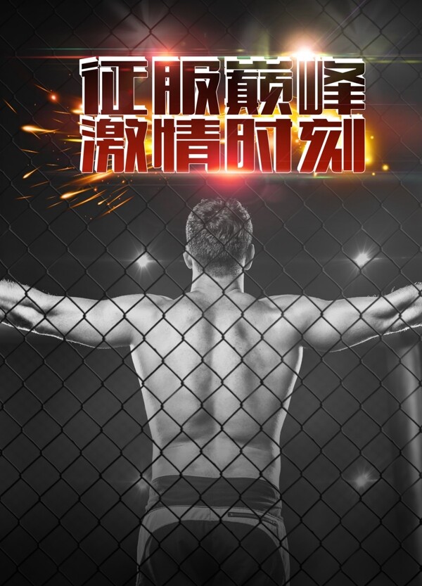拳击体育品牌海报