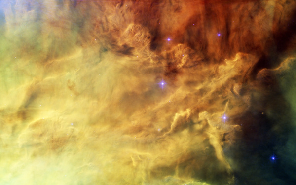 創(chuàng)意黃色霧氣唯美星空背景