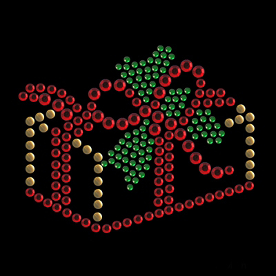 燙鉆蝴蝶結(jié)圣誕節(jié)禮物免費(fèi)素材