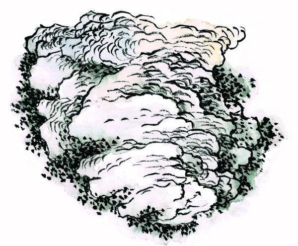 水墨山水畫圖片
