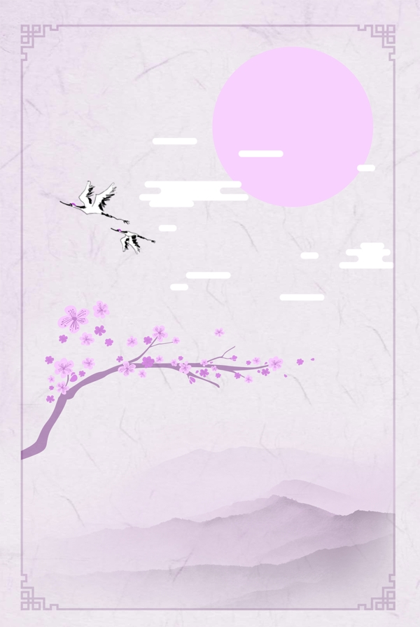 彩色淡雅白露裝飾背景