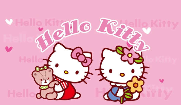 KT貓壁畫