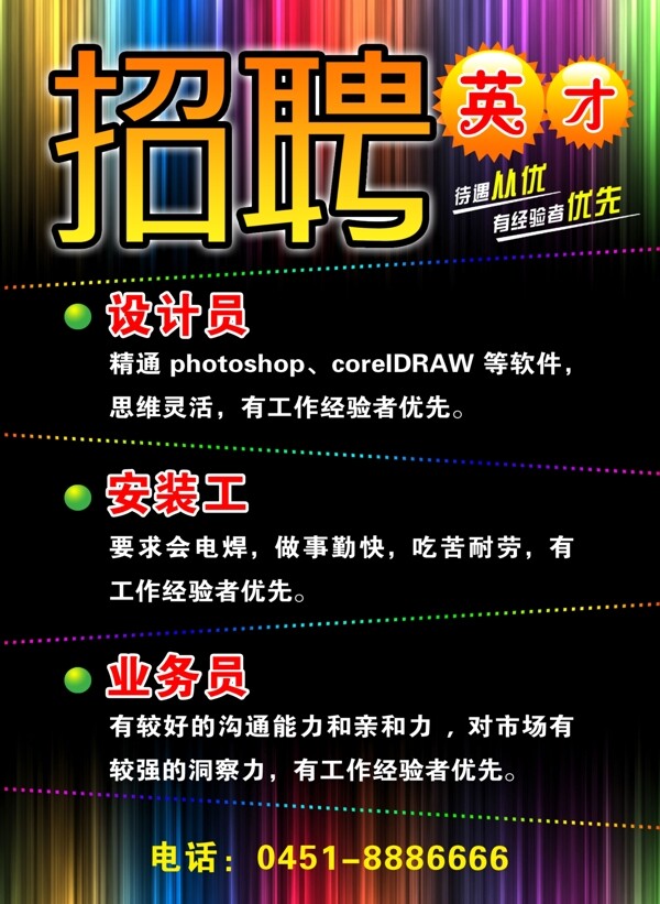 招聘海報圖片