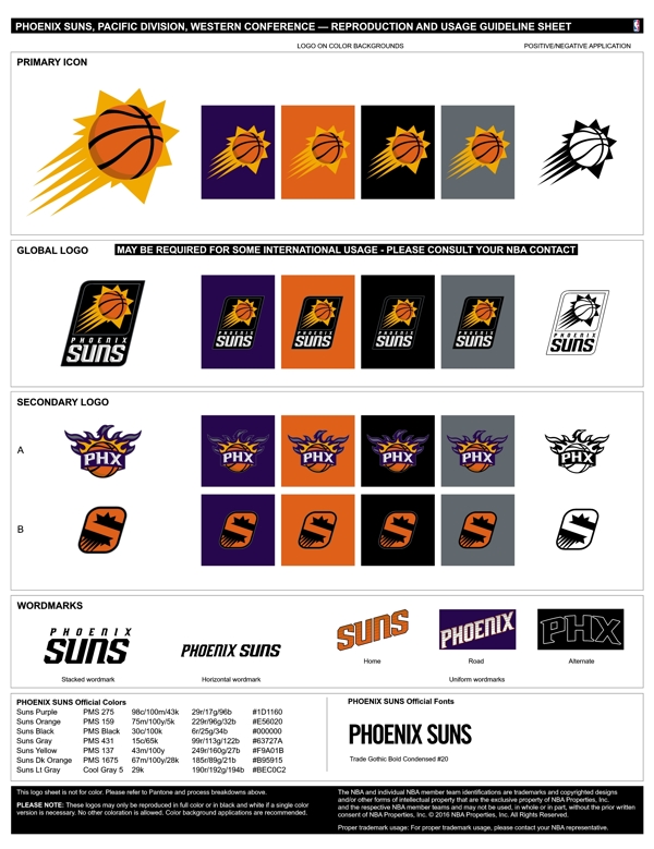 NBA菲尼克斯太阳logo图