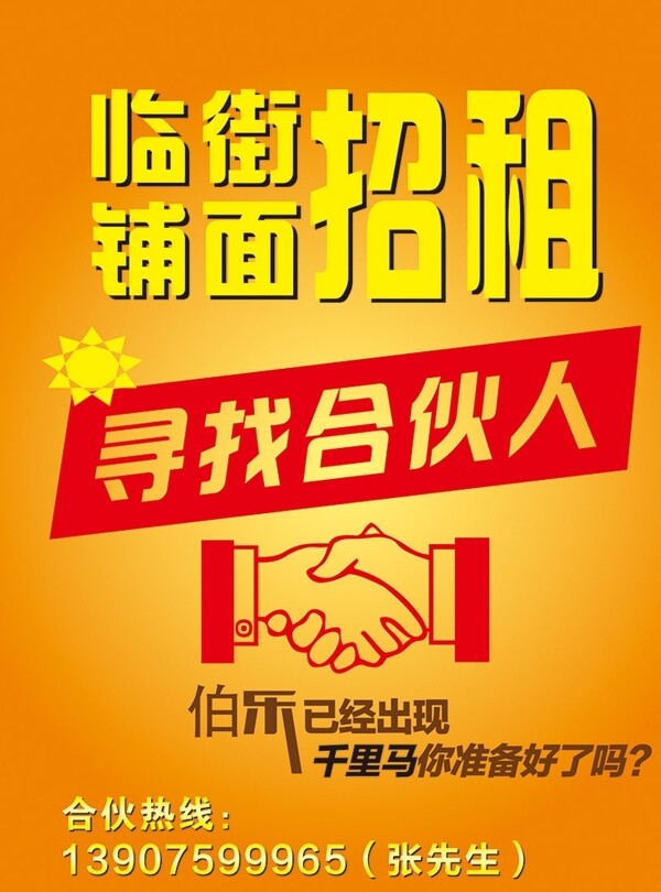 鋪面尋找合伙人圖片