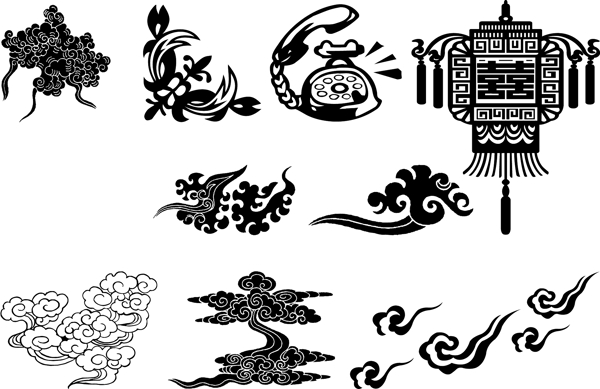 傳統(tǒng)風格矢量
