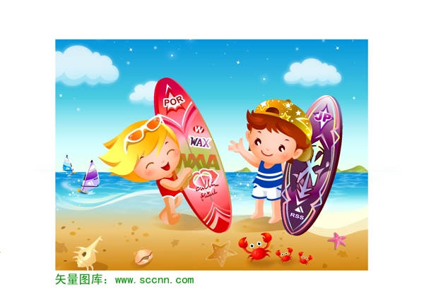 沖浪矢量圖下載
