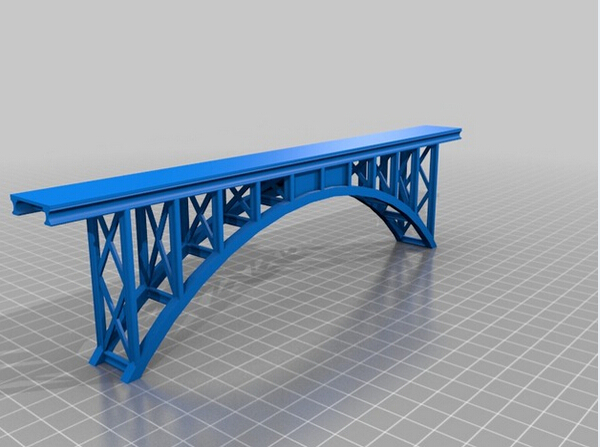 鐵路模型及桁架拱橋