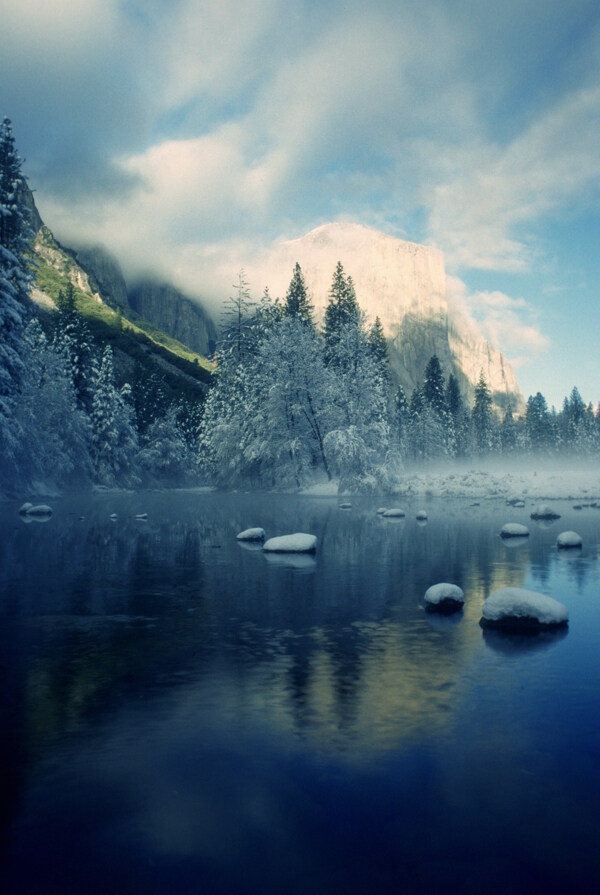 自然雪景高清摄影图片图片