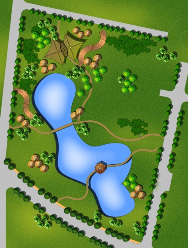 水池平面图