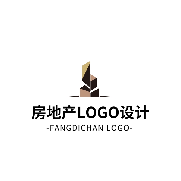簡約大氣創(chuàng)意房地產(chǎn)logo標(biāo)志設(shè)計