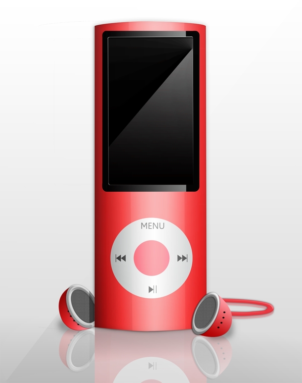 苹果Ipod红色图片