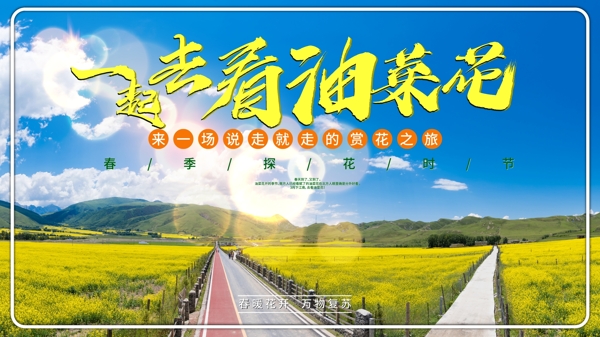 一起去看油菜花