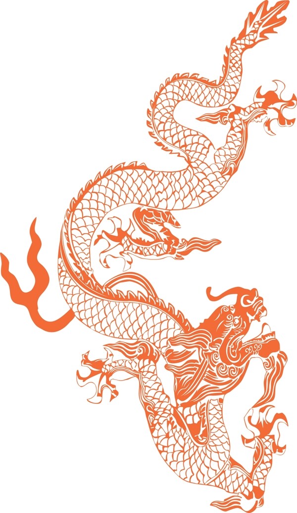 矢量龍圖片
