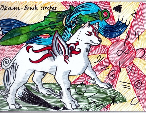 Okami和她招
