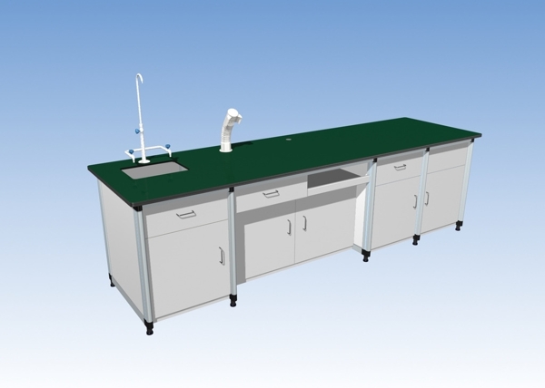 實(shí)驗(yàn)室臺(tái)柜3D模型