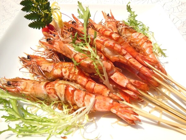 鹽燒九節(jié)蝦