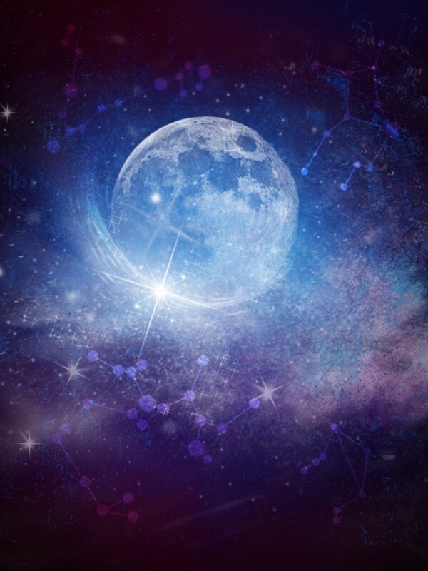 星宿夜空星座图片